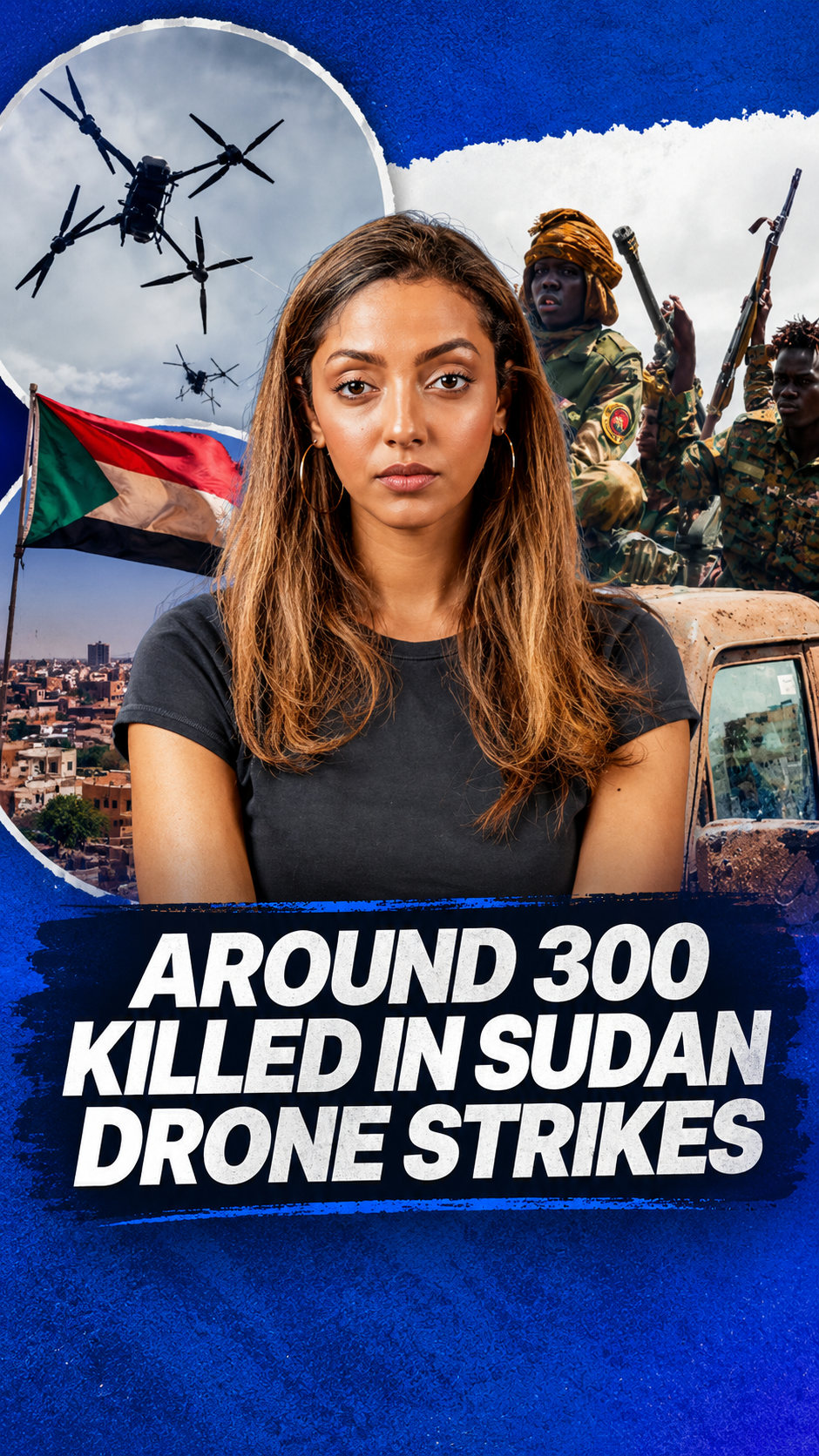 Sudan Drone Strikes Reportedly Kill More Than 300 People in Two Days