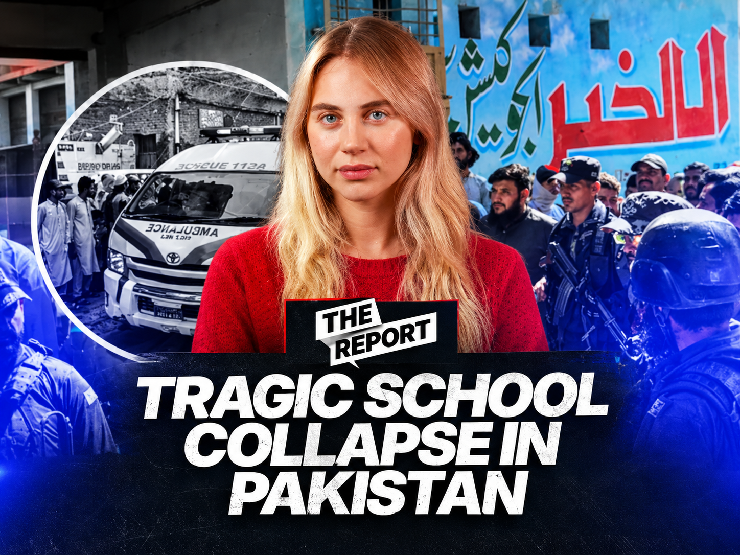 School Collapse in Peshawar, Pakistan, Leaves Children and Teacher Dead